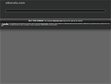 Tablet Screenshot of elbarato.com